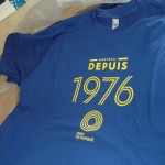 T-shirt sérigraphie Montréal 1976